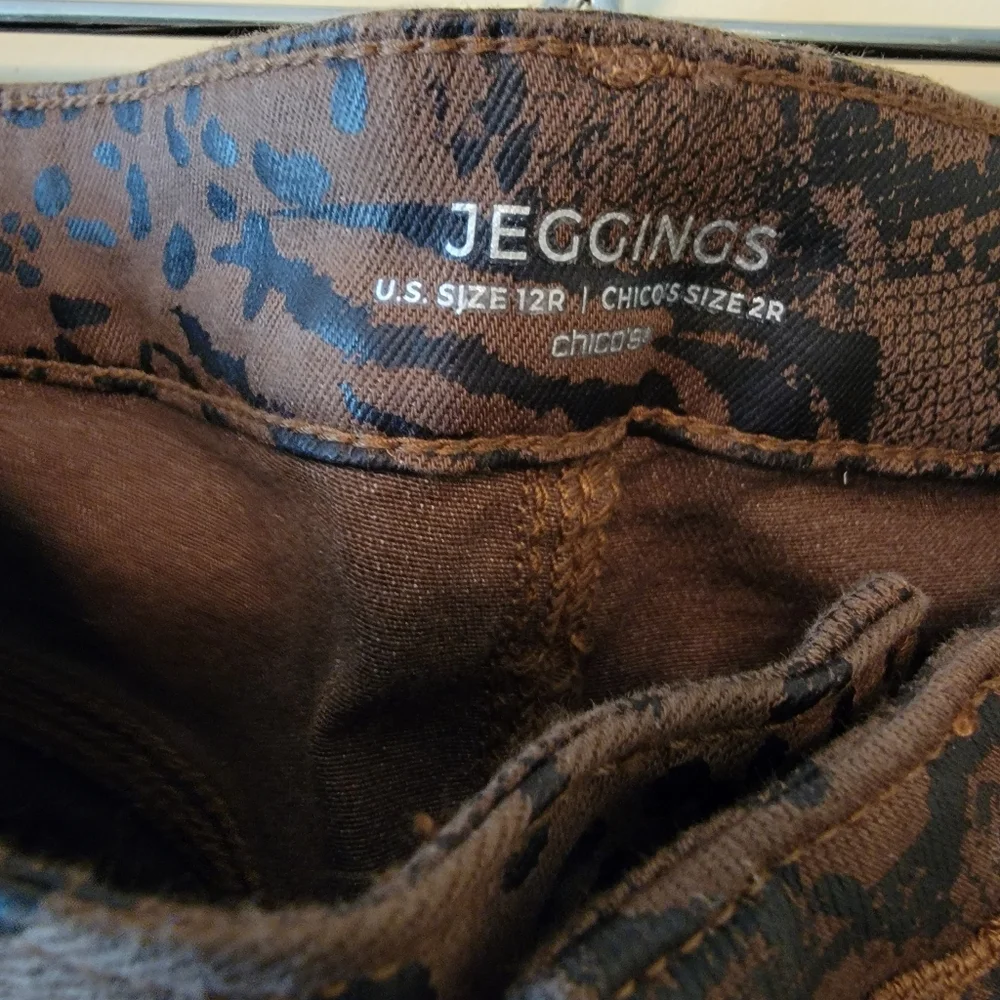 Chicos animal print jeggings - Picture 3 of 4